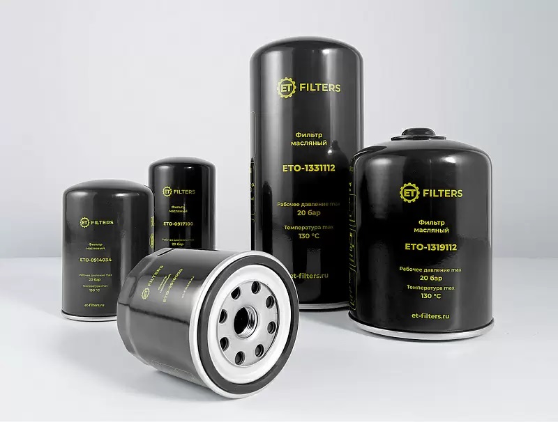 Фильтры масляные компрессоров ET-Filters